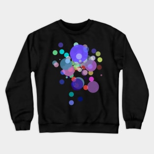 Interstellar planet bubbles Crewneck Sweatshirt